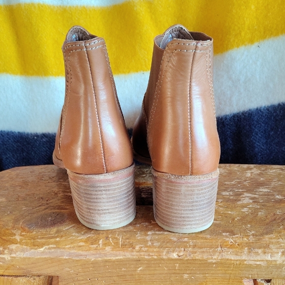 Roolee Brown Leather Ankle Boots Women's Size 10 - Picture 7 of 12